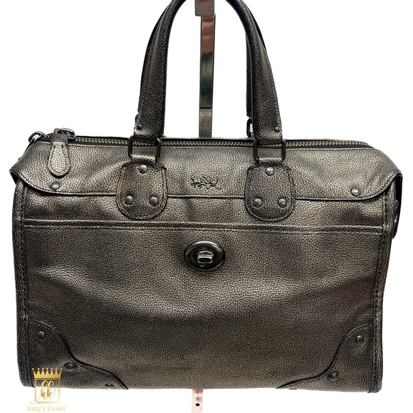 Coach Handbags - Coach Rhyder metallic satchel